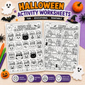 Halloween Printable Worksheets & Coloring Pages for Kids | Instant Download PDF